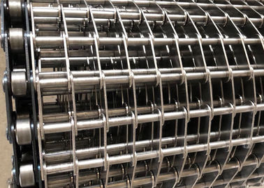 Baking Chain Link Conveyor Belt , SS Wire Mesh Conveyor Belt For Food Industry