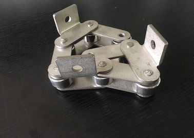 Customized Size Conveyor Belt Accessories 1/2 " Pitch Roller Width 5/16 " With Baffle
