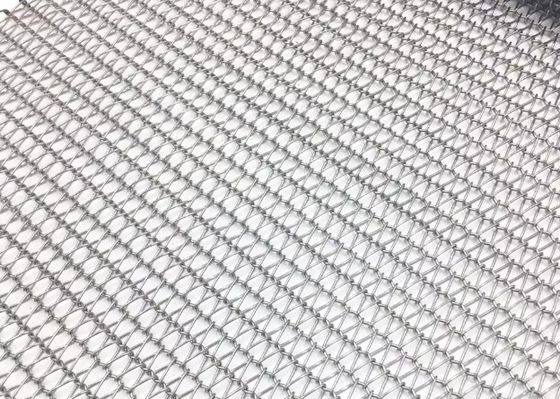Biscuit Baking Oven 316l SS Balanced Weave Conveyor Wire Mesh Belt