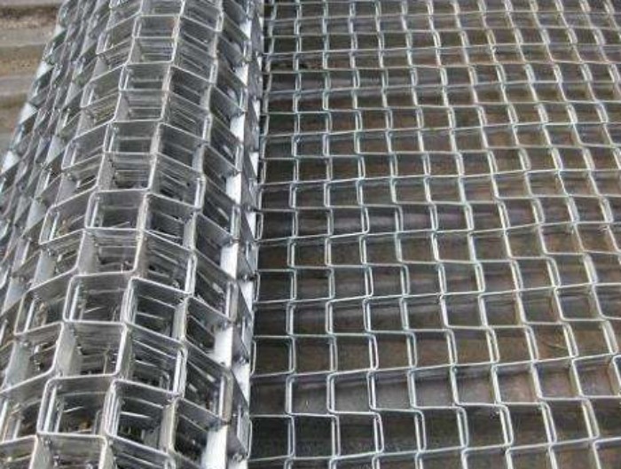316L SS Flat Wire Mesh Belt Tahan Suhu Tinggi Untuk Memanggang Roti