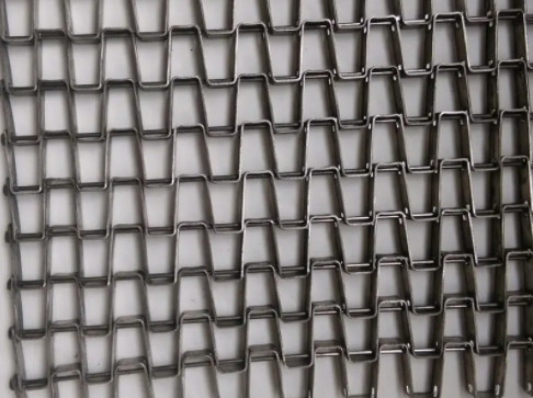 Berbagai Konveyor Flat Wire Mesh Belt, Ss Wire Mesh Conveyor Belt Dalam Minyak Bumi