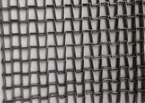 316 Stainless Steel Flat Wire Mesh Belt Menyampaikan Jagung