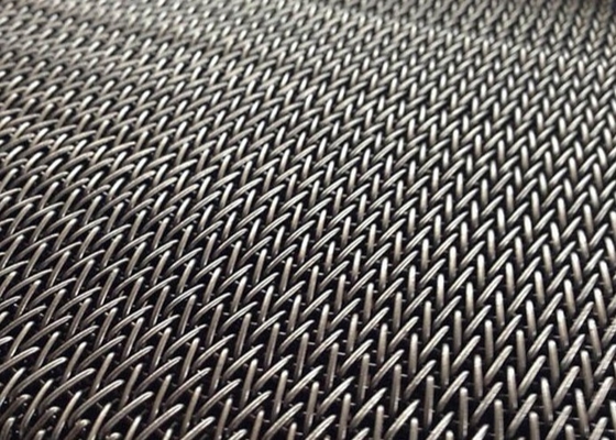Sus304 Food Grade Compound Balanced Belt Untuk Biskuit Mesh Conveyor