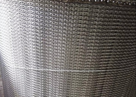 Food Grade Compound Balanced Belt Stainless Steel Untuk Memanggang