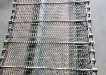 Ss316 Chain Mesh Conveyor Belt 2mm Diameter Kawat Kuat