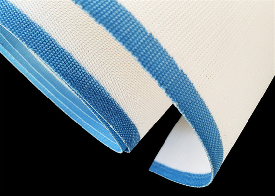 White Polyester Sludge Dewatering Belt Tambang Smelting Matching Filter Press