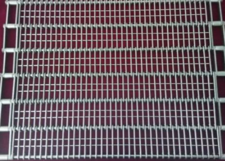 Sabuk Konveyor Mesh Rantai Disesuaikan 304 Tautan Mata Stainless Steel