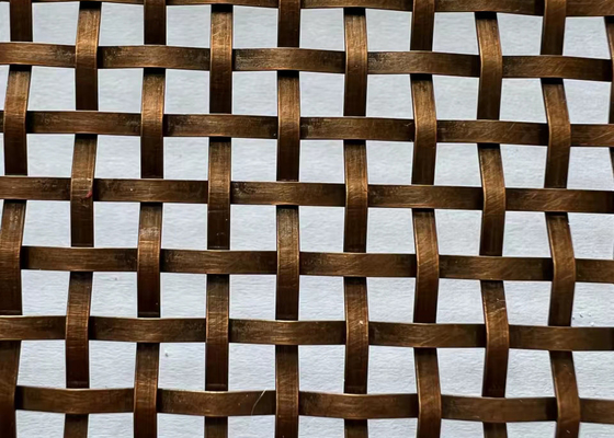 Korosi Tahan 0.8mm Wire Mesh Arsitektur Untuk Pintu Kabinet Furniture