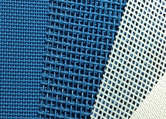 Filter Lubang Persegi Polyester Mesh Belt Untuk Industri Pembuatan Kertas