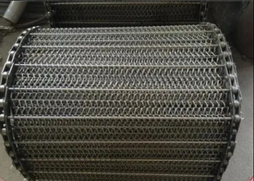 Sabuk Konveyor Jala Rantai Seluler Stainless Steel 316