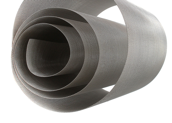 Dutch Woven 316 Stainless Steel Wire Mesh 100 * 850 Mesh Untuk Filter Cair