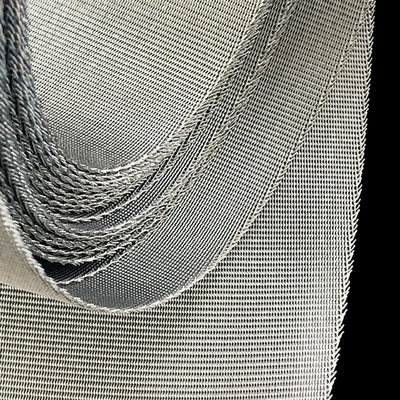 SS316 Metal Weave Mesh Alkali Resistant Untuk Membuat Tabung Plastik