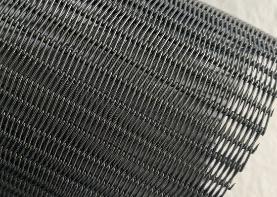 Black Plain Weave Polyester Mesh Belt Dryer Conveyor Belt Untuk Mesin Kertas