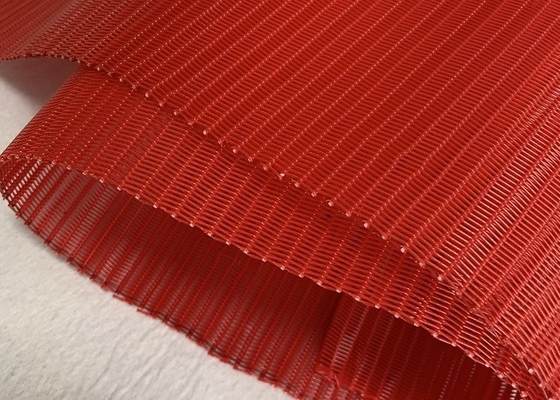 0.7mm 0.9mm Polyester Mesh Belt Untuk Mesin Kertas Bagian Silinder Pengering mudah dibersihkan