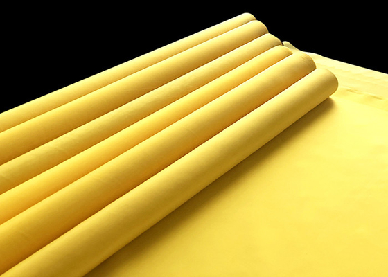 12t-165t Yellow Textile Polyester Sablon Mesh Roll 80-420mesh