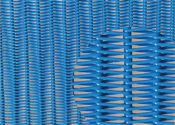 5 - 100m / Roll Polyester Spiral Dryer Screen Mesh Belt Untuk Pabrik Kertas
