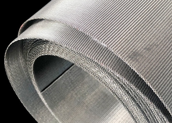 Plain Weave Stainless Steel Woven Wire Mesh 0.1 - 2mm Untuk Plastic Extruder