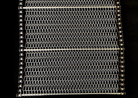 316 Stainless Steel Chain Mesh Conveyor Belt Untuk Perusahaan Periklanan