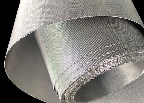 Lebar 1 Meter Sus 304 Stainless Steel Woven Wire Mesh 33-56% Area Terbuka