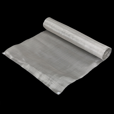0.05mm Perak 316 Stainless Steel Wire Mesh Tahan Suhu Tinggi
