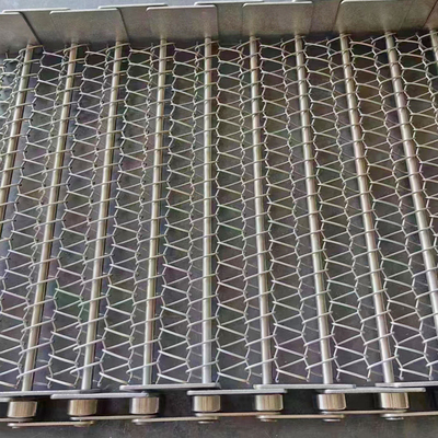 Alat Mesin Cnc Belt Conveyor Stainless Mesh Berlubang Antistatis