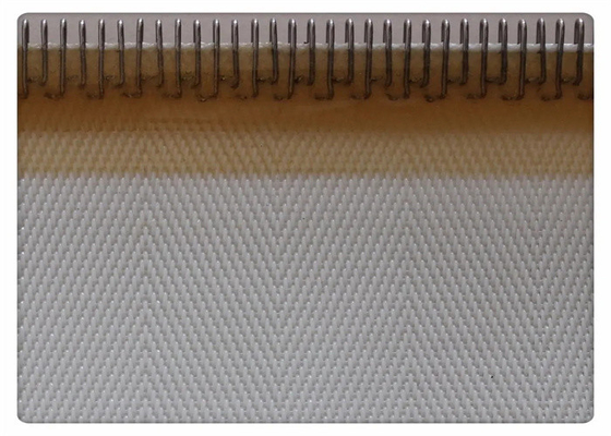 0,5-1,2mm Diameter Kawat Sabuk Pengurasan Lumpur Poliester Tenunan Polos