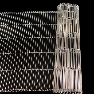 Roti Panggang Flat Flex Conveyor Belt Sus304 Wire Mesh