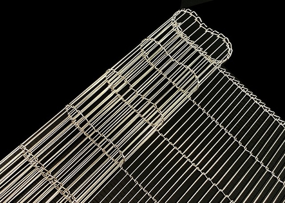 100-4000mm tali kawat stainless steel kelas makanan Sus316 produksi roti flat flex
