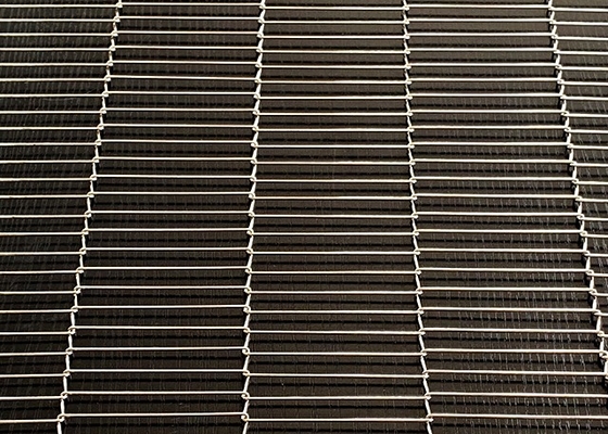 Sus304 Flat Flex Conveyor Steel Wire Belt Tahan Suhu Tinggi