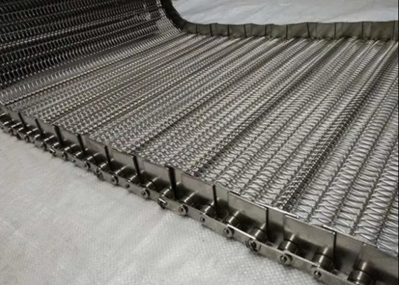 Pengolahan Makanan Sabuk Mesh Spiral Food Grade Wire stainless steel