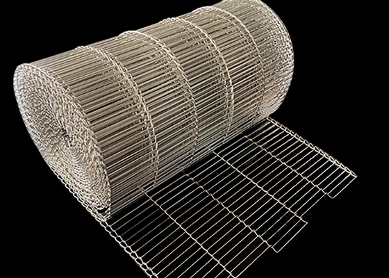 10mm Lebar Loop Flat Flex Conveyor Belt Untuk Produksi Coklat