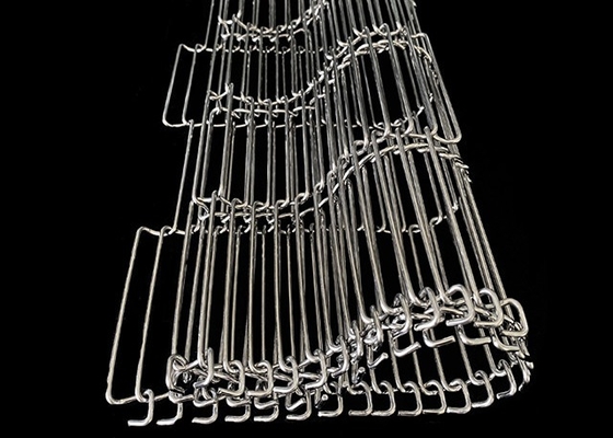 Flat Flex Rustless Mesh Conveyor Belt 304 316 316l