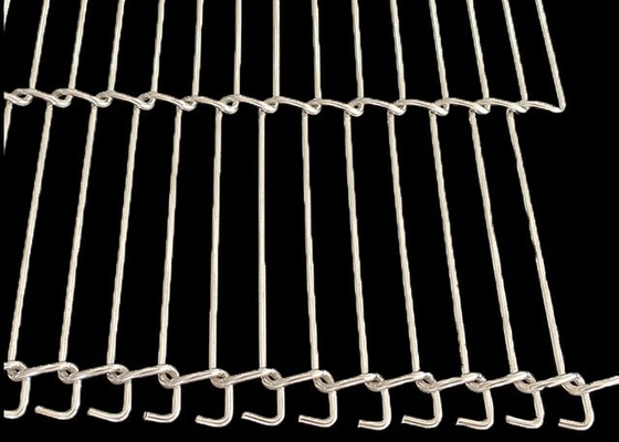 Berat Ringan Flat Flex Wire Belt Untuk Tungku