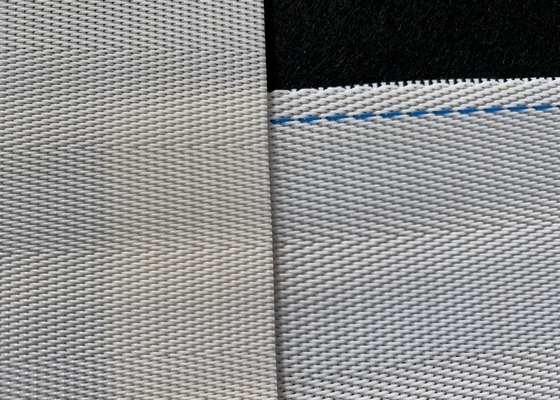 Spiral Ring Interface Polyester Sludge Dewatering Mesh Belt Digunakan di Pabrik Pengolahan Limbah