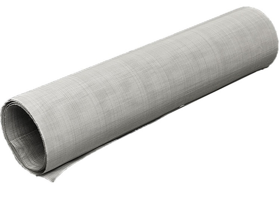 Punching Stainless Steel Woven Wire Mesh Roll Dalam Paket Kotak Kayu