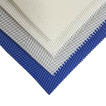 White Polyester Forming Screen 0,8-2mm Wire Diameter Sampel Disediakan