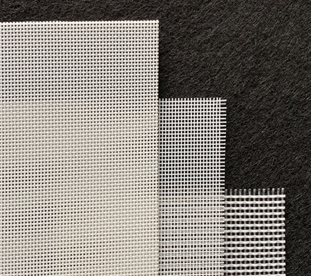2-Shed dan 3-Shed Polyester Square Hole Mesh Belt Digunakan untuk Pabrik Kertas Kemasan