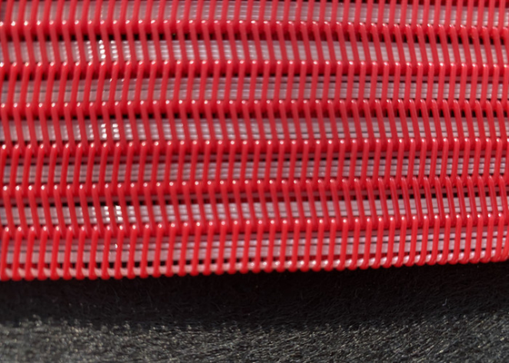 Dengan Threading Thread Polyester Spiral Press Filter Screen Untuk Mencuci Pulp Kertas