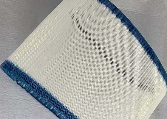 Putih Merah Hijau Biru Warna Kecil Tengah Besar Loop Polyester Pengering Mesh Sabuk Screen Permeabilitas udara yang baik