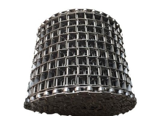 Daun stainless steel Flat Chain Link Mesh Conveyor Belt