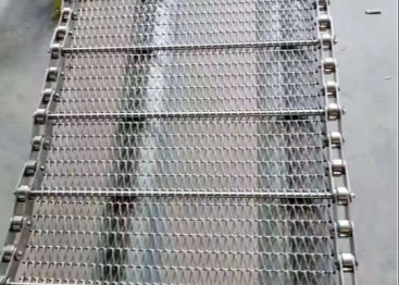 Tinggi kekuatan dan ketahanan korosi Stainless Steel Chain Mesh Conveyor Belt