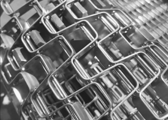 Sabuk Jaring Kawat Konveyor Honeycomb untuk Industri Penyemprotan - Baja Tahan Karat