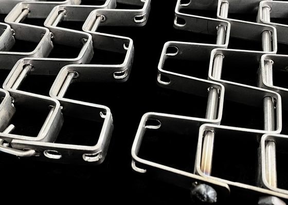 Sabuk Konveyor Sarang Lebah Baja Tahan Karat untuk Pengangkutan Botol Bir