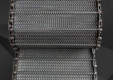 304 316 Sabuk konveyor rantai spiral stainless mesh untuk pemindahan makanan