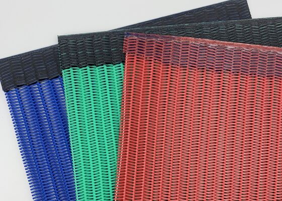 100% Polyester Spiral Dryer CONVEYER BELTS untuk OVEN dari benang karet lateks