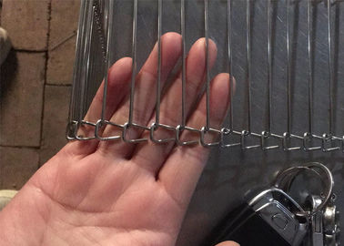 Sabuk Flat Flex Mesh Stainless Steel Food Grade Mudah Dibersihkan