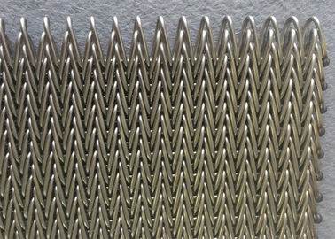Sabuk Konveyor Kawat Tenun Herringbone, Sabuk Konveyor Tenun Seimbang Dilas Tepi