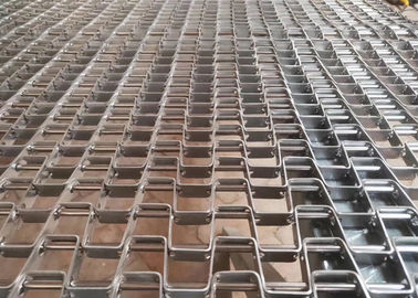 Mudah Aliran Udara Honeycomb Conveyor Chain Didorong Permukaan Membawa Rata