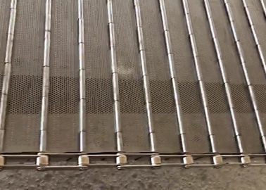 Slat Link Conveyor Belt Wire Mesh, Anti Conveyor Plate Anti Karat Untuk Produk Elektronik
