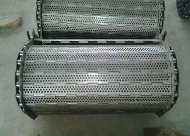 Plate Chain Mesh Conveyor Belt, Flexible Metal Plate Conveyor Belt Bagian Kecil dari Logam